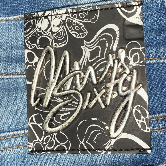 MISS SIXTY OPRAH REGULAR SLIM JEANS TROUSERS SIZE 27 mid rise NWT blue - Picture 13 of 16